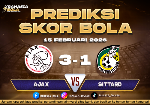 Prediksi Skor Bola Ajax vs Sittard 15 Februari 2026