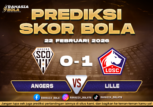 Prediksi Skor Bola Angers vs Lille 22 Februari 2026