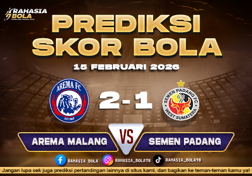 Prediksi Skor Bola Arema vs Semen Padang 15 Februari 2026
