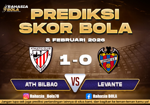 Prediksi Skor Bola Ath.Bilbao vs Levante 8 Februari 2026