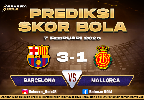 Prediksi Skor Bola Barcelona vs Mallorca 7 Februari 2026