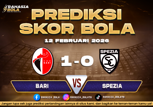 Prediksi Skor Bola Bari vs Spezia 12 Februari 2026