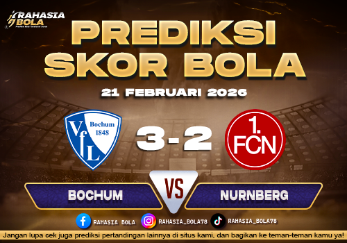 Prediksi Skor Bola Bochum vs Nurnberg 21 Februari 2026