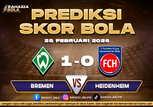 Prediksi Skor Bola Bremen vs Heidenheim 28 Februari 2026