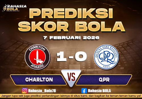 Prediksi Skor Bola Charlton vs QPR 7 Februari 2026