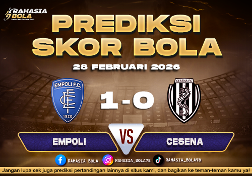 Prediksi Skor Bola Empoli vs Cesena 28 Februari 2026