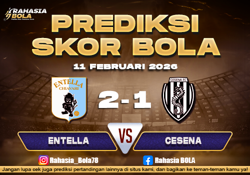 Prediksi Skor Bola Entella vs Cesena 11 Februari 2026