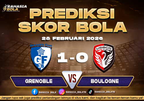 Prediksi Skor Bola Grenoble vs Boulogne 28 Februari 2026