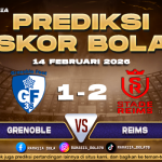 Prediksi Skor Bola Grenoble vs Reims 14 Februari 2026
