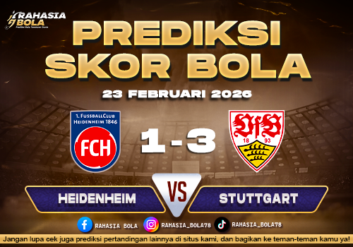 Prediksi Skor Bola Heidenheim vs Stuttgart 23 Februari 2026