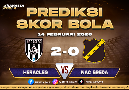Prediksi Skor Bola Heracles vs NAC Breda 14 Februari 2026