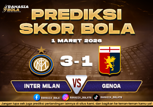 Prediksi Skor Bola Inter Milan vs Genoa 1 Maret 2026