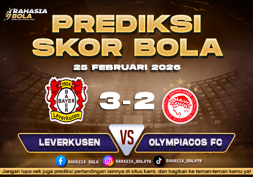 Prediksi Skor Bola Leverkusen vs Olympiakos FC 25 Februari 2026