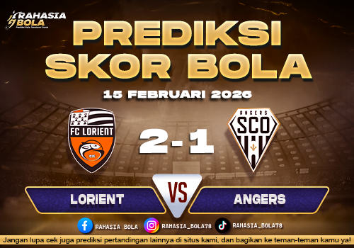 Prediksi Skor Bola Lorient vs Angers 15 Februari 2026