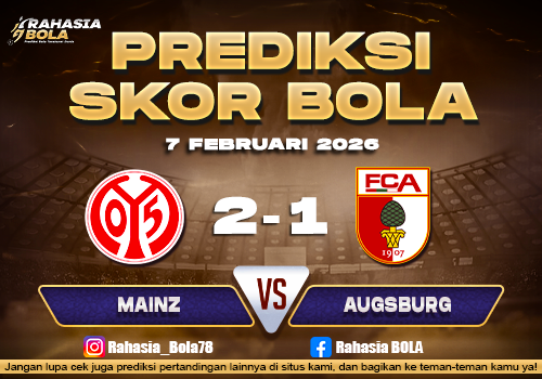 Prediksi Skor Bola Mainz vs Augsburg 7 Februari 2026