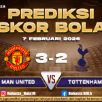 Prediksi Skor Bola Man Utd vs Tottenham 7 Februari 2026