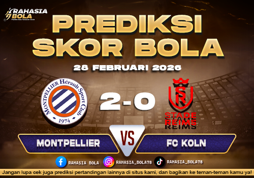 Prediksi Skor Bola Montpellier vs Reims 28 Februari 2026