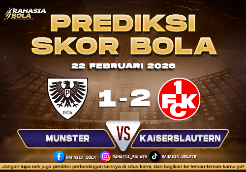 Prediksi Skor Bola Munster vs Kaiserslautern 22 Februari 2026