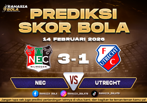 Prediksi Skor Bola NEC vs Utrecht 14 Februari 2026