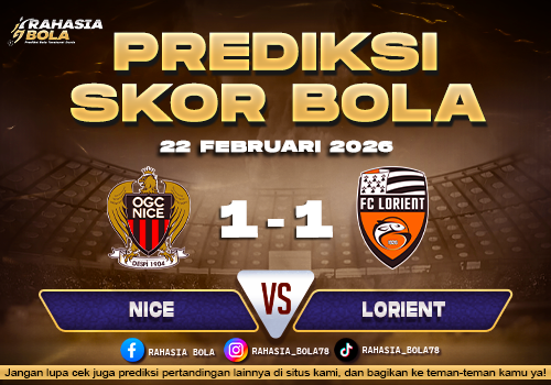 Prediksi Skor Bola Nice vs Lorient 22 Februari 2026