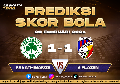 Prediksi Skor Bola Panathinaikos vs V. Plzen 20 Februari 2026
