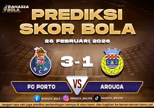 Prediksi Skor Bola Porto vs Arouca 28 Februari 2026