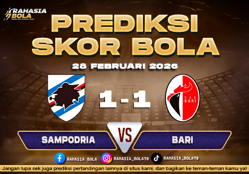 Prediksi Skor Bola Sampdoria vs Bari 28 Februari 202