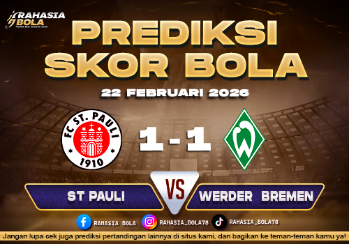Prediksi Skor Bola St. Pauli vs Werder Bremen 22 Februari 2026