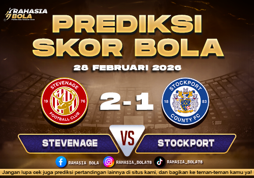 Prediksi Skor Bola Stevenage vs Stockport 28 Februari 2026