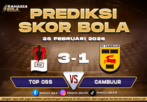 Prediksi Skor Bola TOP Oss vs Cambuur 28 Februari 2026