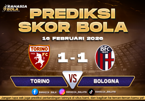 Prediksi Skor Bola Torino vs Bologna 16 Februari 2026