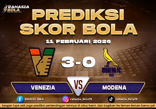 Prediksi Skor Bola Venezia vs Modena 11 Februari 2026