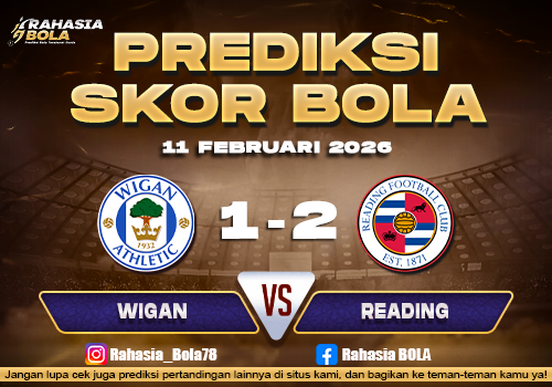 Prediksi Skor Bola Wigan vs Reading 11 Februari 2026