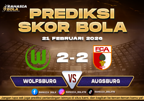 Prediksi Skor Bola Wolfsburg vs Augsburg 21 Februari 2026