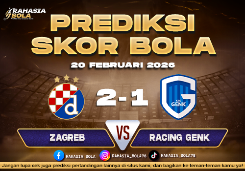 Prediksi Skor Bola Zagreb vs Racing Genk 20 Februari 2026