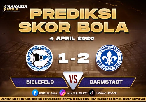 Prediksi Bundesliga 2 Bielefeld vs Darmstadt 4 April 2026