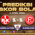 Prediksi Bundesliga 2 Kaiserslautern vs Dusseldorf 4 April 2026
