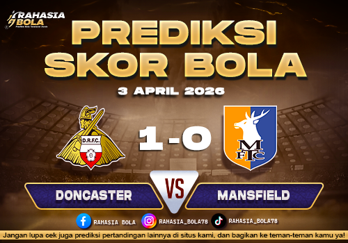 Prediksi EFL League One Doncaster vs Mansfield 3 April 2026
