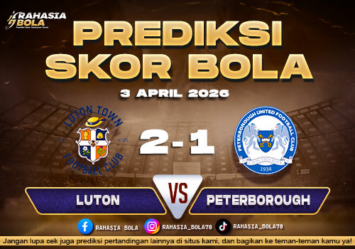 Prediksi EFL League One Luton vs Peterborough 3 April 2026