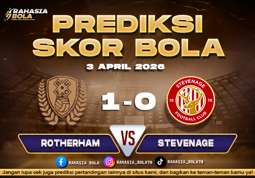 Prediksi EFL League One Rotherham vs Stevenage 3 April 2026