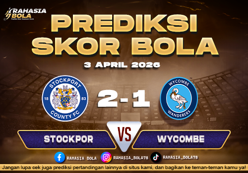 Prediksi EFL League One Stockport vs Wycombe 3 April 2026