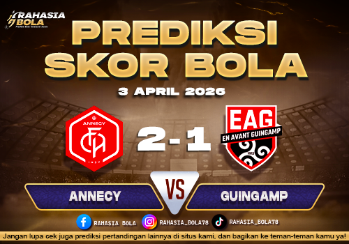 Prediksi French Ligue 2 Annecy vs Guingamp 4 April 2026