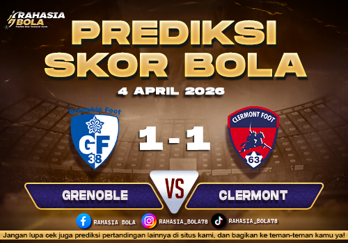 Prediksi French Ligue 2 Grenoble vs Clermont 4 April 2026