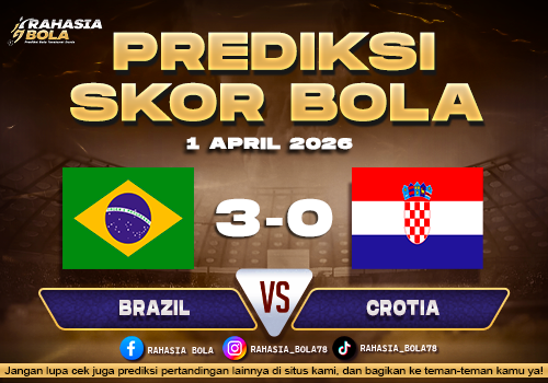 Prediksi Friendlies Brazil vs Croatia 1 April 2026