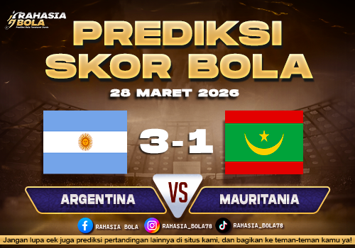 Prediksi Hasil Match Argentina vs Mauritania 28 Maret 2026