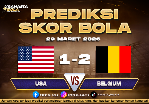 Prediksi Hasil Match USA vs Belgium 29 Maret 2026Prediksi Hasil Match USA vs Belgium 29 Maret 2026