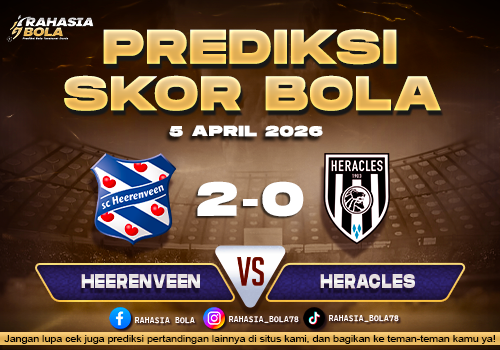 Prediksi Liga Belanda Heerenveen vs Heracles 5 April 2026