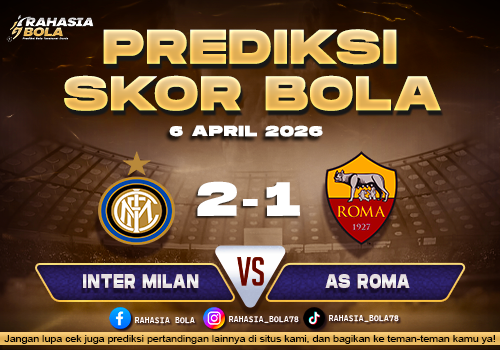 Prediksi Liga Italia Inter Milan vs Roma 6 April 2026
