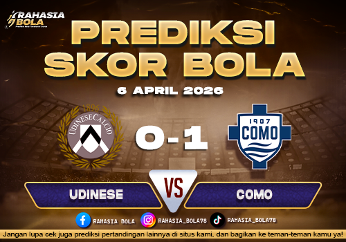 Prediksi Liga Italia Udinese vs Como 6 April 2026