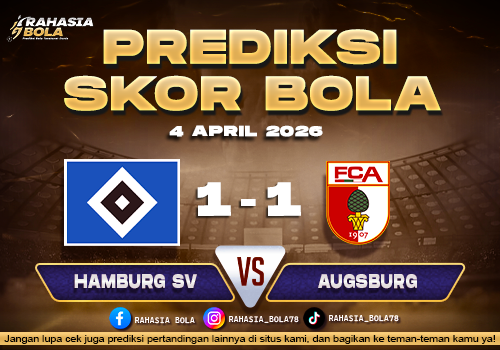 Prediksi Liga Jerman Hamburg SV vs Augsburg 4 April 2026